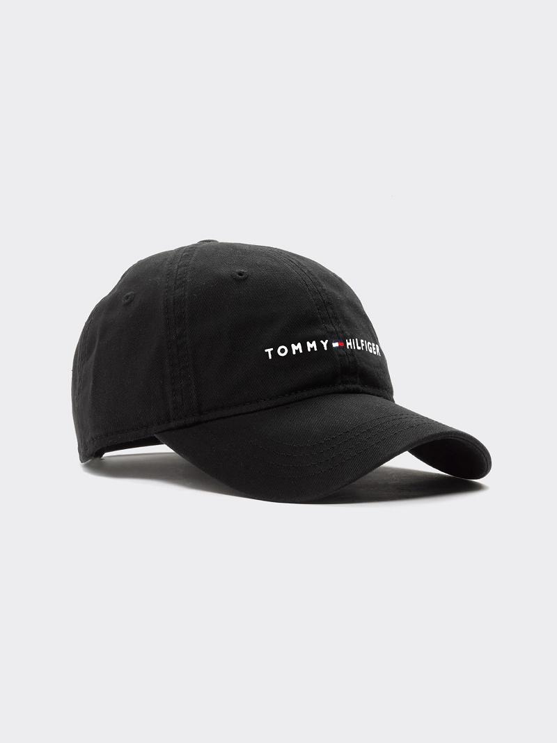 Férfi Tommy Hilfiger Hilfiger HATS Fekete | HU 1513TCE